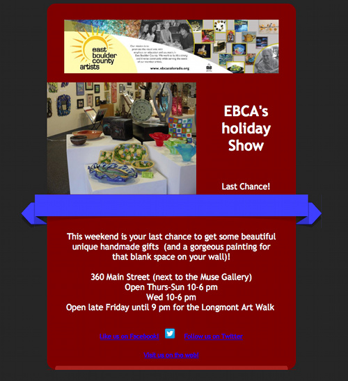 EBCA Closing Weekend